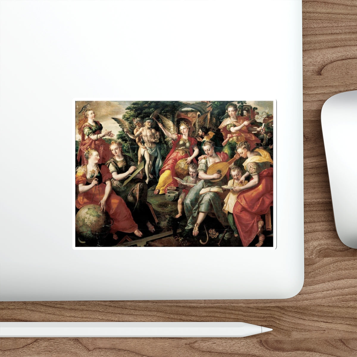 VOS, Marten de - Allegory of the Seven Liberal Arts (Artwork) STICKER Vinyl Die-Cut Decal-The Sticker Space