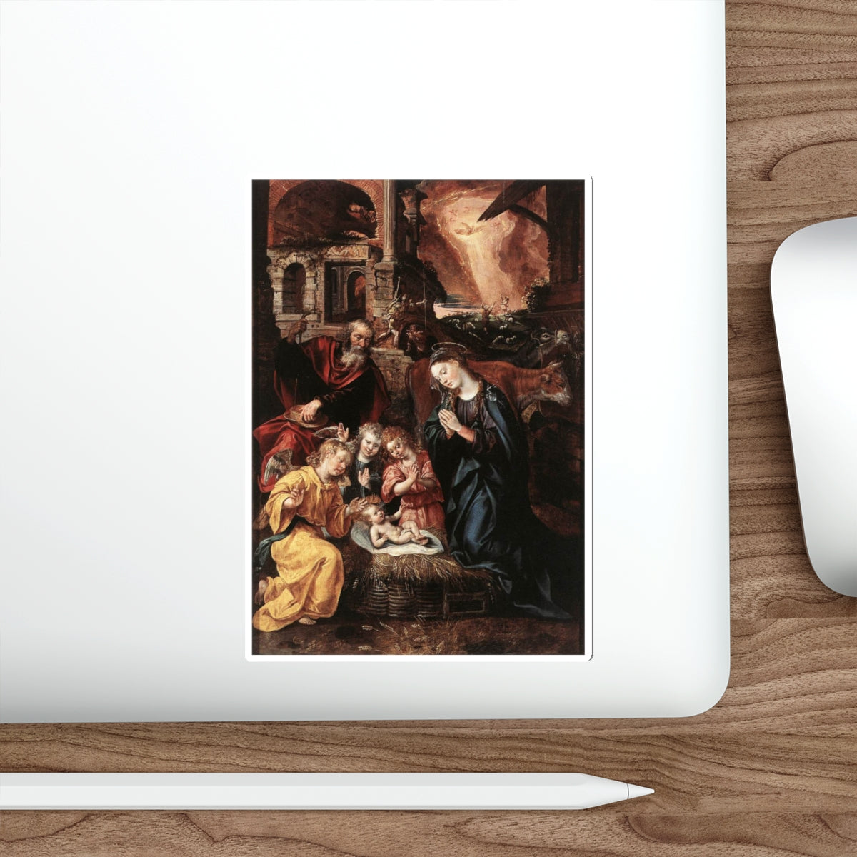 VOS, Marten de - Nativity (Artwork) STICKER Vinyl Die-Cut Decal-The Sticker Space