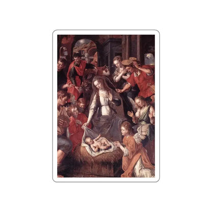 VOS, Marten de - Scene from the Life of the Virgin (Artwork) STICKER Vinyl Die-Cut Decal White Die-Cut 5 Inch - The Sticker Space