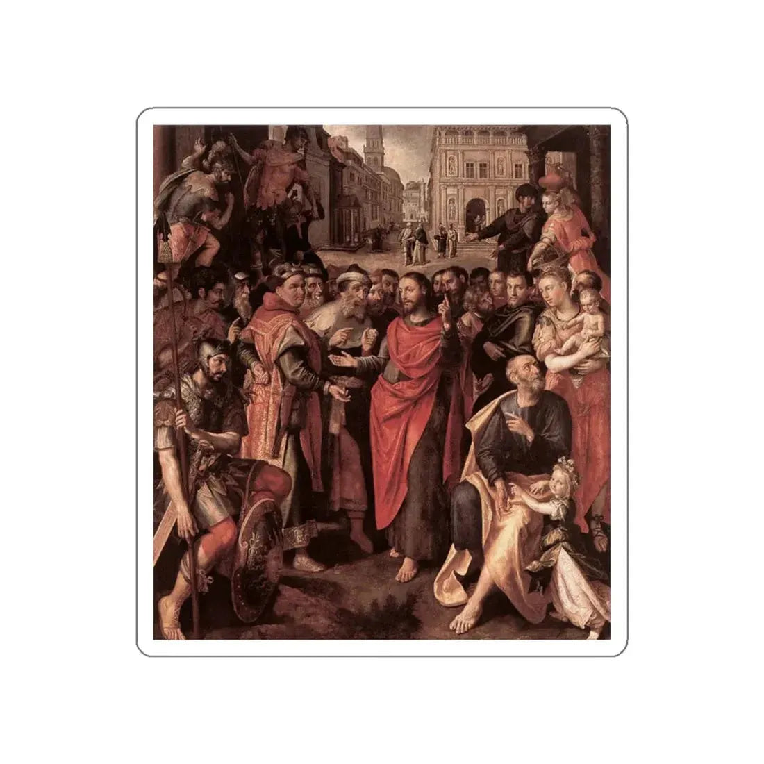 VOS, Marten de - The Emperor's Toll (Artwork) STICKER Vinyl Die-Cut Decal White Die-Cut 3 Inch - The Sticker Space