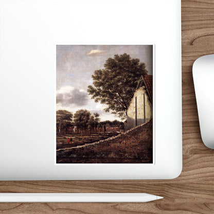 VOSMAER, Daniel - View of a Dutch Town (Artwork) STICKER Vinyl Die-Cut Decal-The Sticker Space