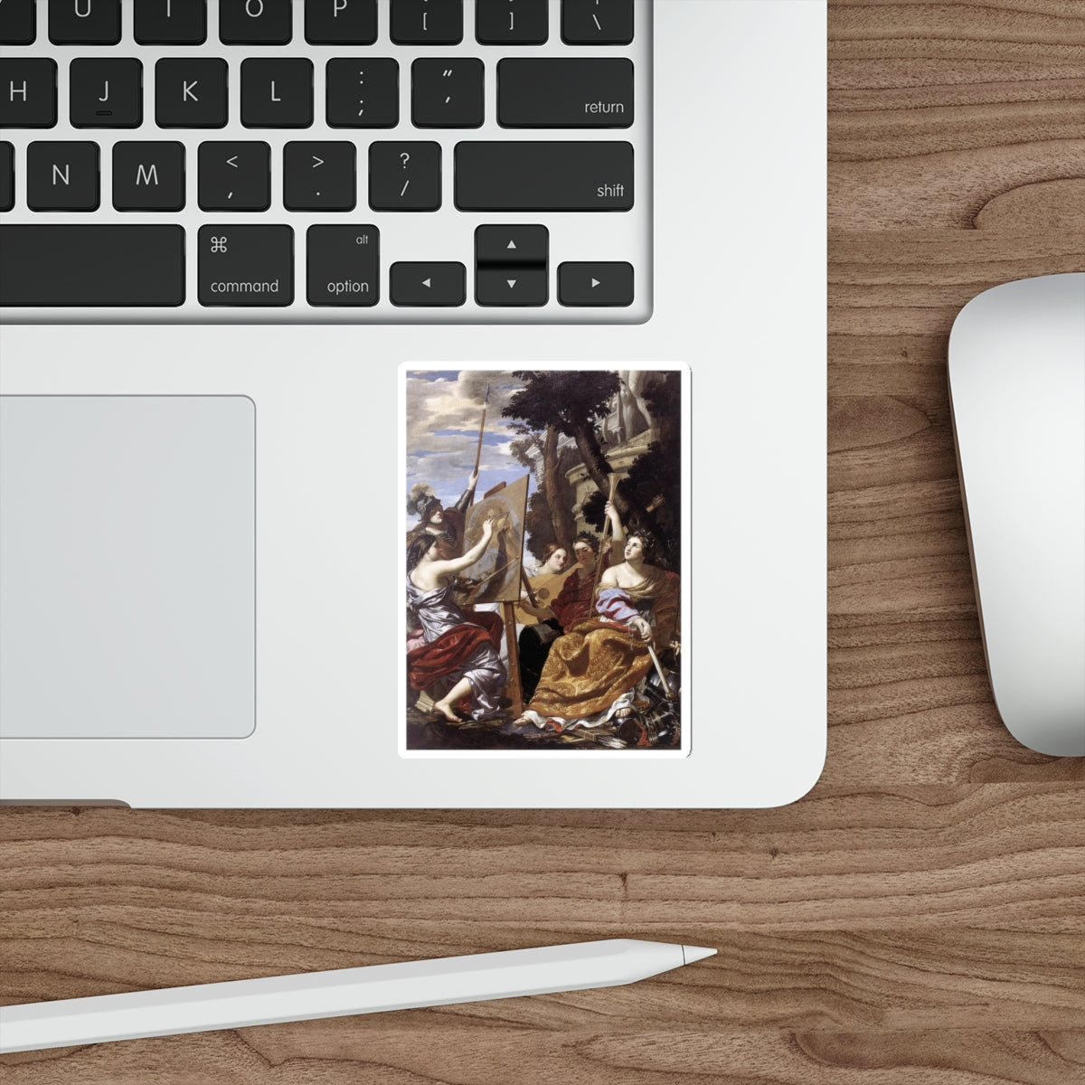 VOUET, Simon - Allegory of Peace (Artwork) STICKER Vinyl Die-Cut Decal-The Sticker Space