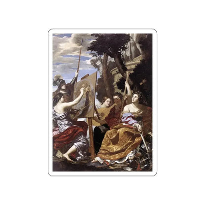 VOUET, Simon - Allegory of Peace (Artwork) STICKER Vinyl Die-Cut Decal White Die-Cut 6 Inch - The Sticker Space