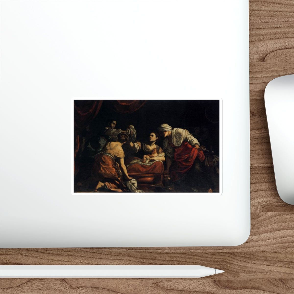 VOUET, Simon - Birth of the Virgin (Artwork) STICKER Vinyl Die-Cut Decal-The Sticker Space