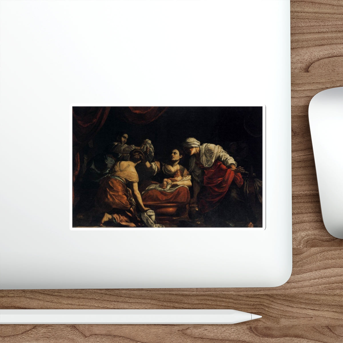 VOUET, Simon - Birth of the Virgin (Artwork) STICKER Vinyl Die-Cut Decal-The Sticker Space