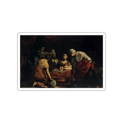 VOUET, Simon - Birth of the Virgin (Artwork) STICKER Vinyl Die-Cut Decal White Die-Cut 2 Inch - The Sticker Space