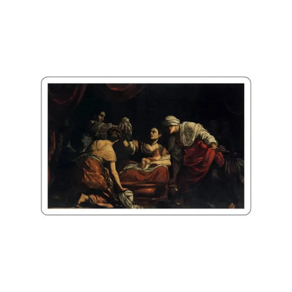 VOUET, Simon - Birth of the Virgin (Artwork) STICKER Vinyl Die-Cut Decal White Die-Cut 6 Inch - The Sticker Space