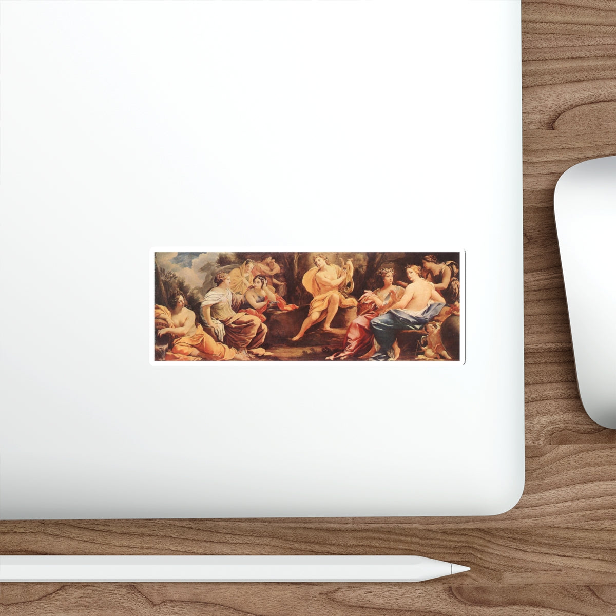 VOUET, Simon - Parnassus or Apollo and the Muses (Artwork) STICKER Vinyl Die-Cut Decal-The Sticker Space