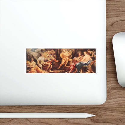 VOUET, Simon - Parnassus or Apollo and the Muses (Artwork) STICKER Vinyl Die-Cut Decal-The Sticker Space