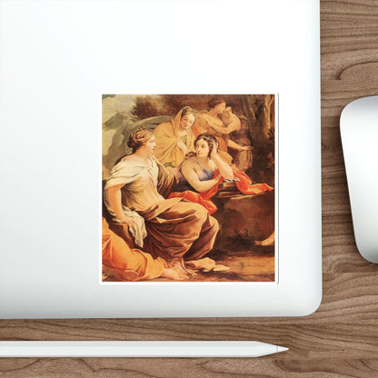 VOUET, Simon - Parnassus or Apollo and the Muses (detail)2 (Artwork) STICKER Vinyl Die-Cut Decal-The Sticker Space