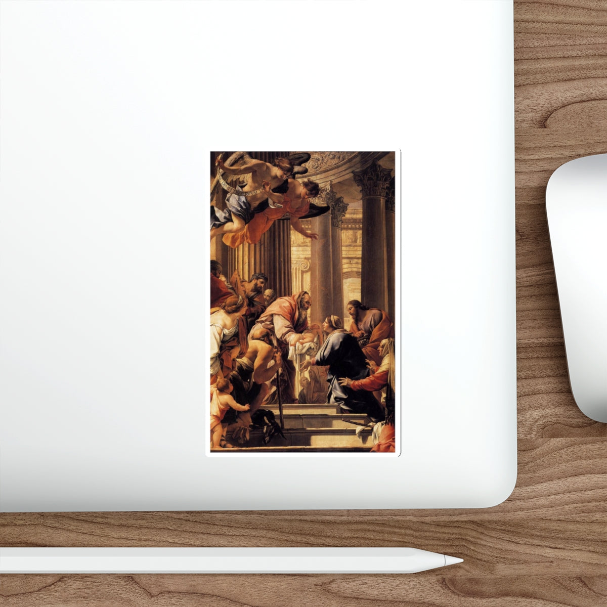 VOUET, Simon - Presentation in the Temple (Artwork) STICKER Vinyl Die-Cut Decal-The Sticker Space