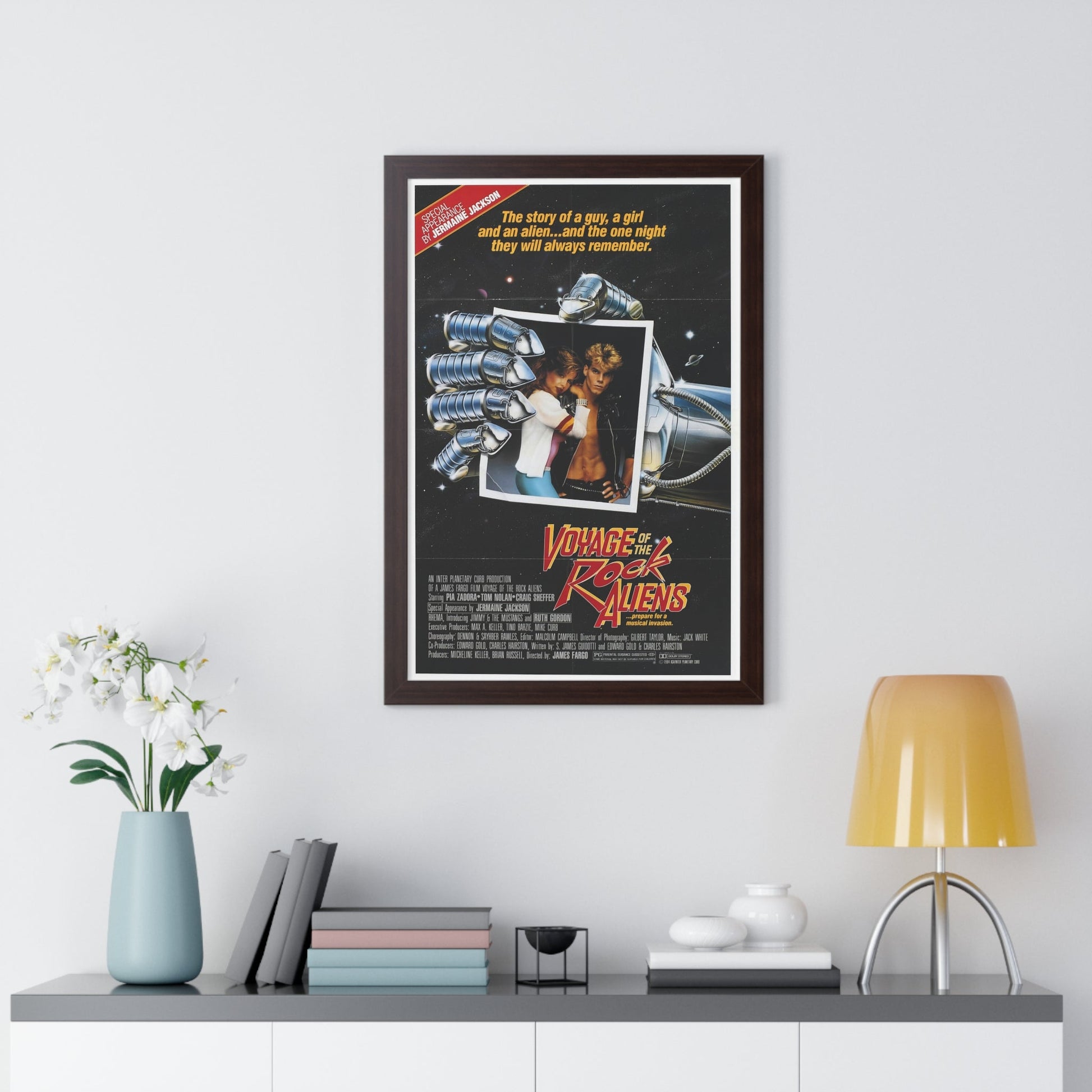 VOYAGE OF THE ROCK ALIENS 1984 - Framed Movie Poster-The Sticker Space