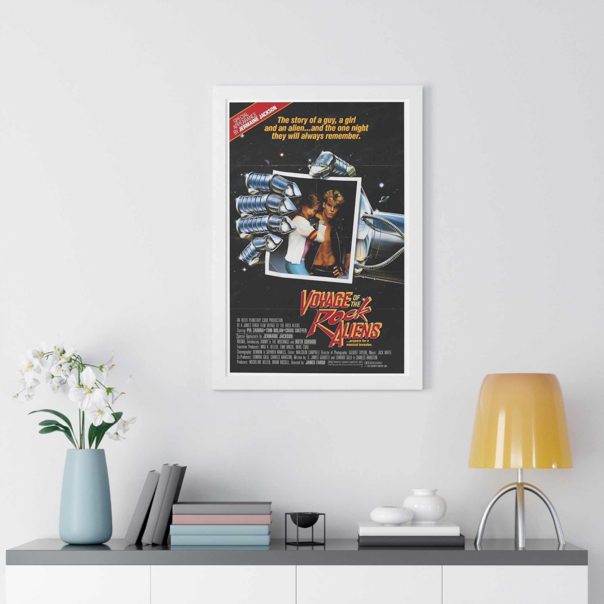 VOYAGE OF THE ROCK ALIENS 1984 - Framed Movie Poster-The Sticker Space