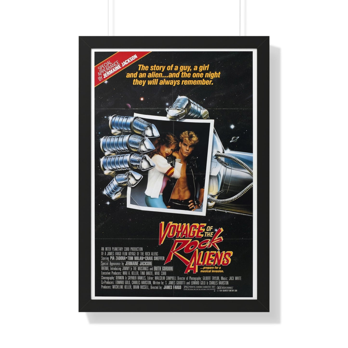 VOYAGE OF THE ROCK ALIENS 1984 - Framed Movie Poster-20" x 30"-The Sticker Space