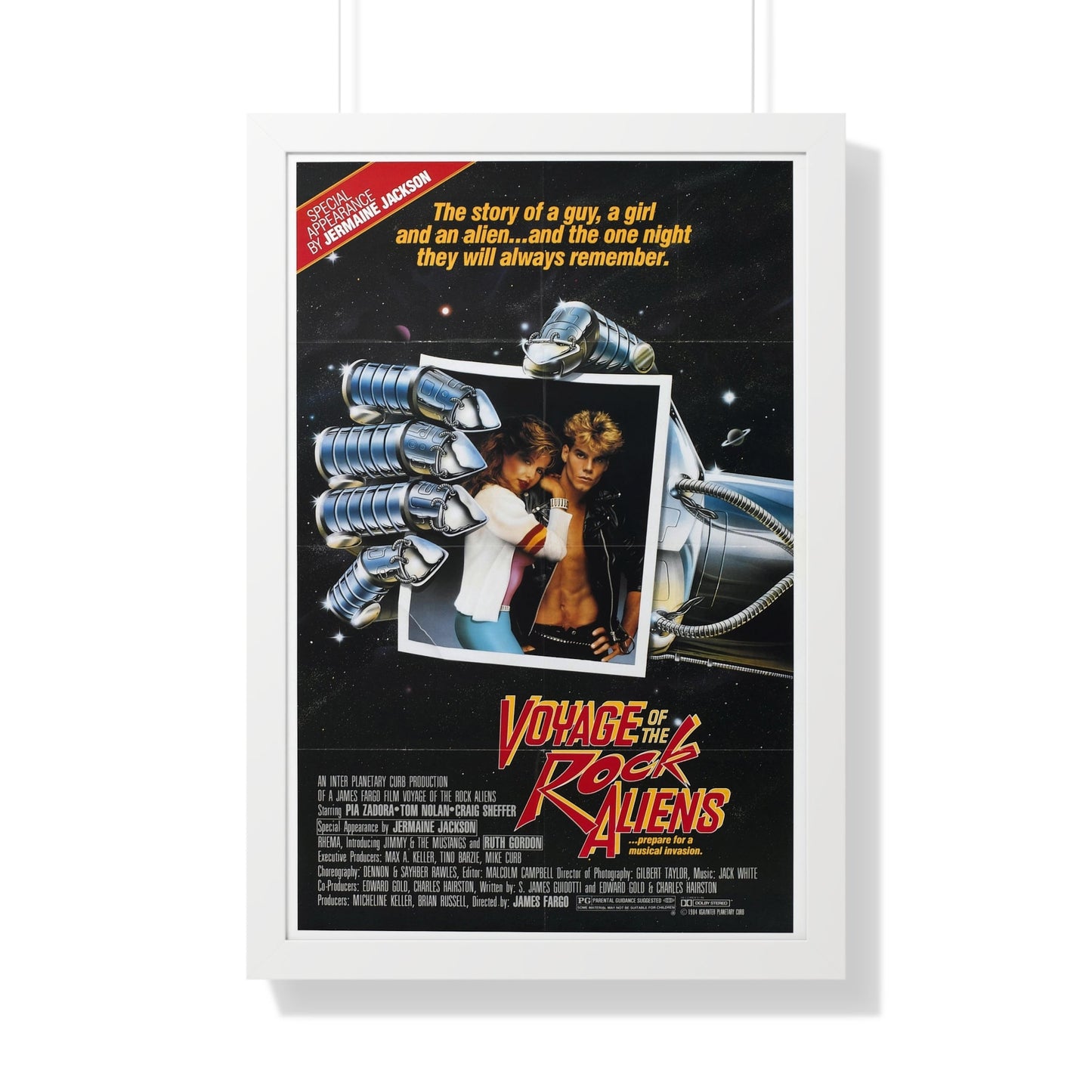 VOYAGE OF THE ROCK ALIENS 1984 - Framed Movie Poster-20" x 30"-The Sticker Space