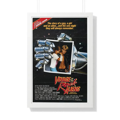 VOYAGE OF THE ROCK ALIENS 1984 - Framed Movie Poster 20" x 30" White - The Sticker Space