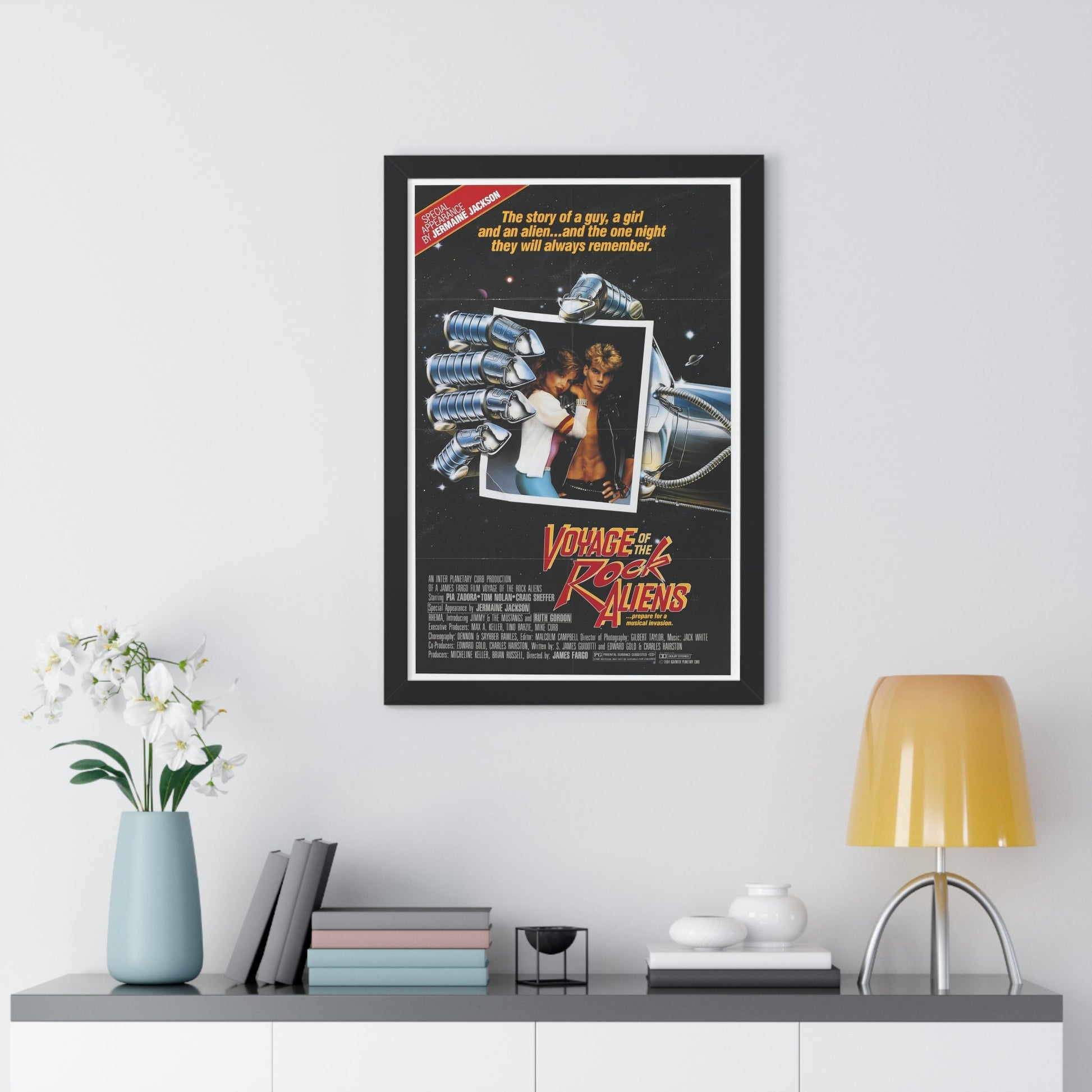 VOYAGE OF THE ROCK ALIENS 1984 - Framed Movie Poster-The Sticker Space