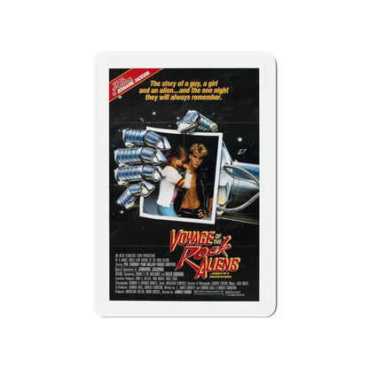 VOYAGE OF THE ROCK ALIENS 1984 Movie Poster - Refrigerator Magnet 4 Inch Die-Cut - The Sticker Space