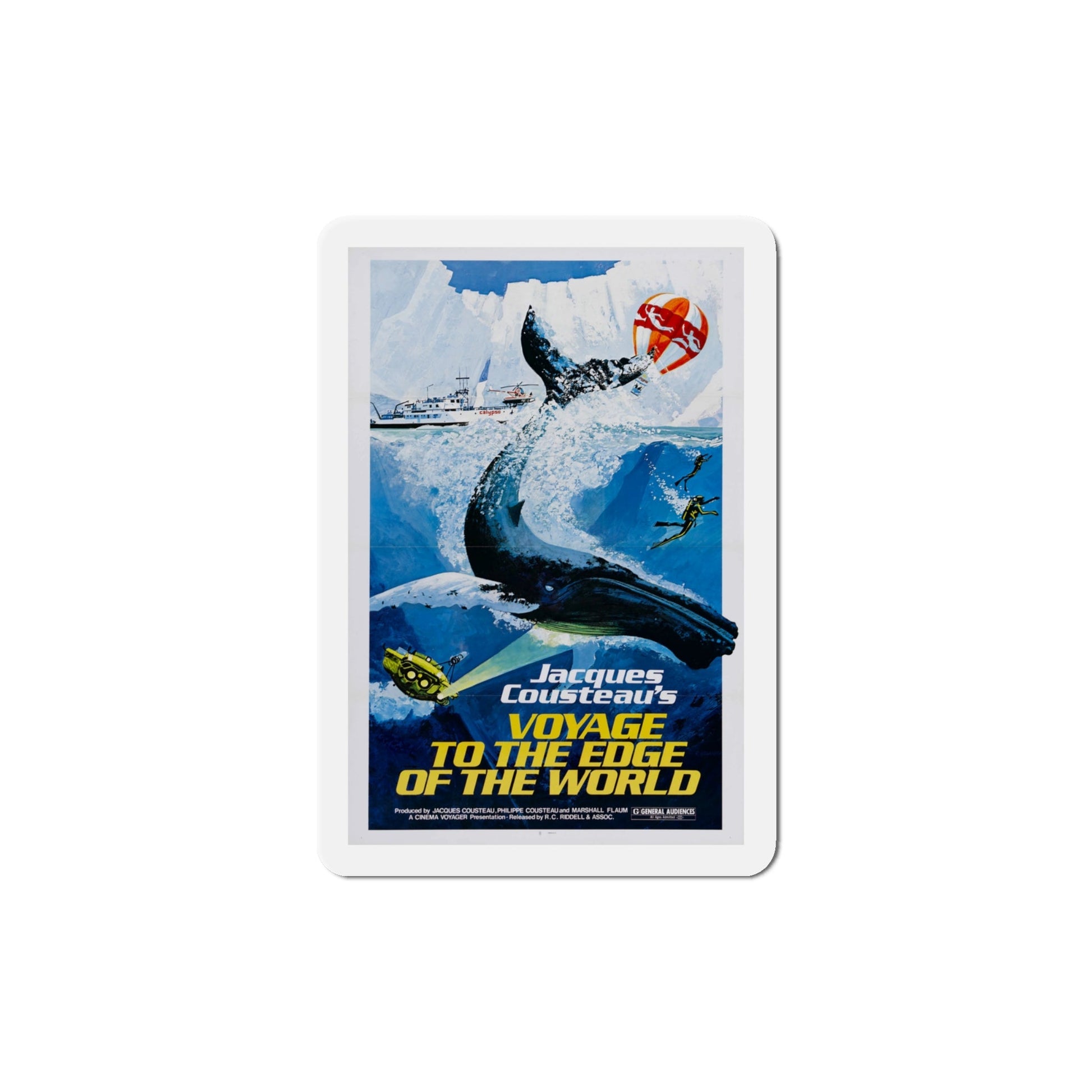Voyage to the Edge of the World 1977 Movie Poster Die-Cut Magnet-4" x 4"-The Sticker Space