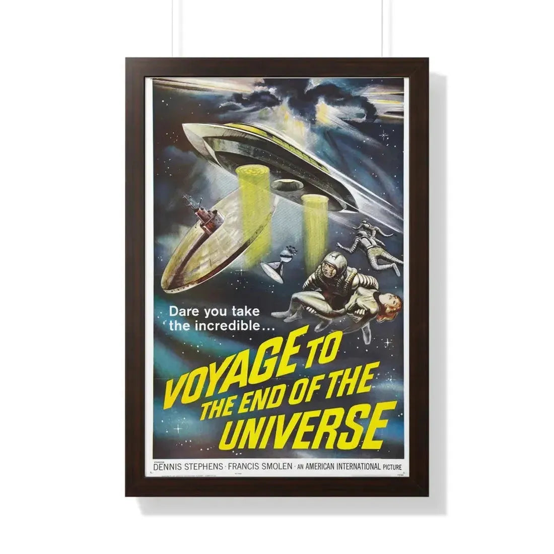 VOYAGE TO THE END OF THE UNIVERSE (ICARUS XB 1 IKARIA XB 1) 1963 - Framed Movie Poster 20" x 30" Walnut - The Sticker Space