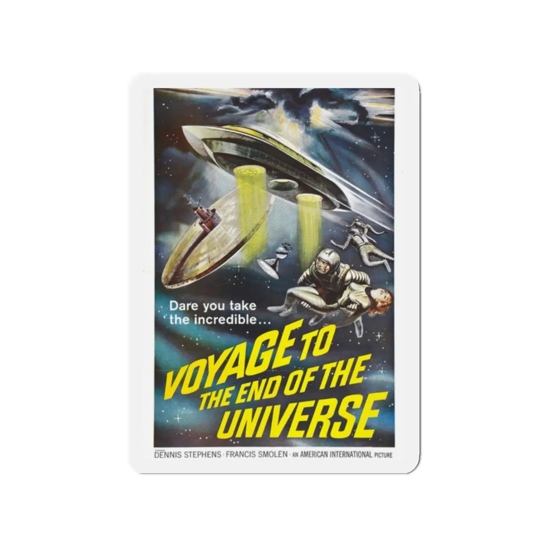 VOYAGE TO THE END OF THE UNIVERSE (ICARUS XB 1 IKARIA XB 1) 1963 Movie Poster - Refrigerator Magnet 2 Inch - The Sticker Space