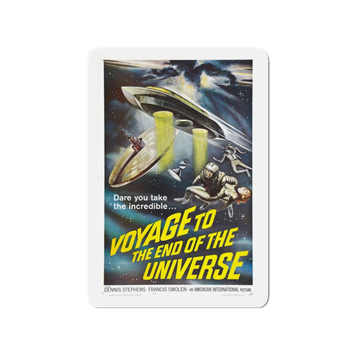 VOYAGE TO THE END OF THE UNIVERSE (ICARUS XB 1 IKARIA XB 1) 1963 Movie Poster - Refrigerator Magnet-3" x 3"-The Sticker Space