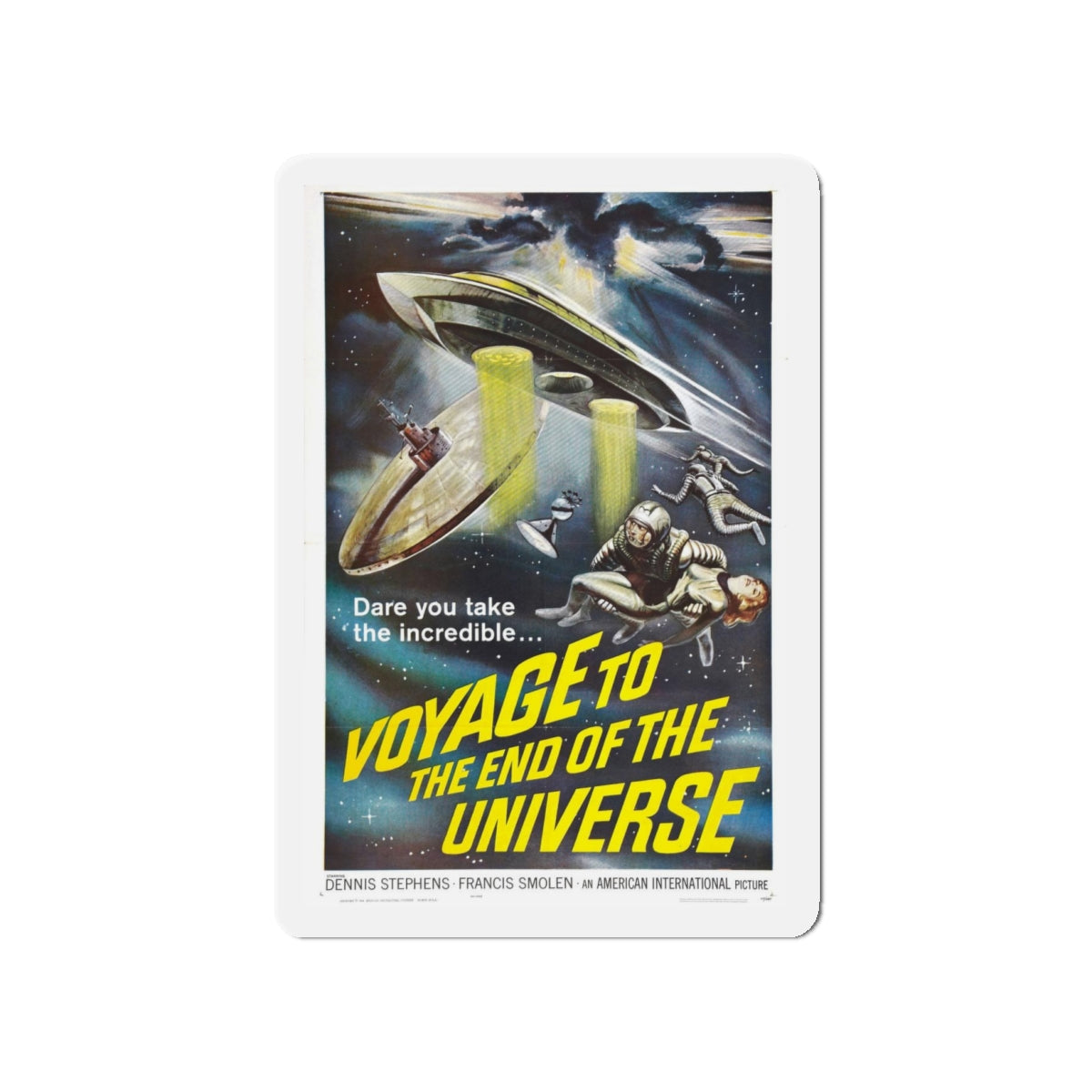 VOYAGE TO THE END OF THE UNIVERSE (ICARUS XB 1 IKARIA XB 1) 1963 Movie Poster - Refrigerator Magnet-4" x 4"-The Sticker Space