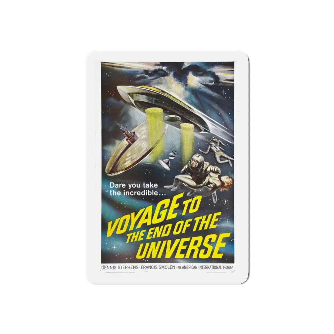 VOYAGE TO THE END OF THE UNIVERSE (ICARUS XB 1 IKARIA XB 1) 1963 Movie Poster - Refrigerator Magnet 6 Inch - The Sticker Space