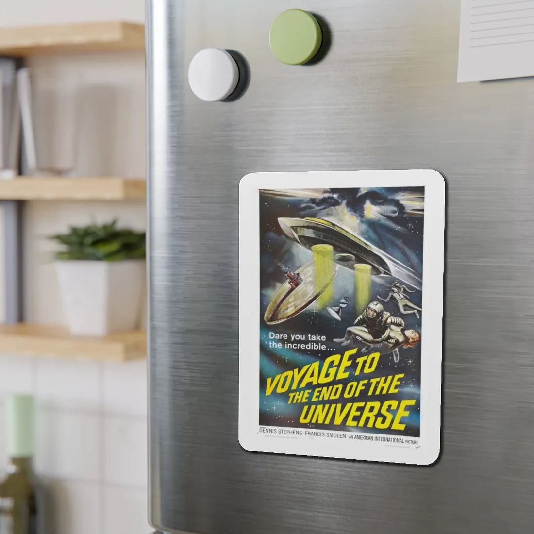 VOYAGE TO THE END OF THE UNIVERSE (ICARUS XB 1 IKARIA XB 1) 1963 Movie Poster - Refrigerator Magnet - The Sticker Space