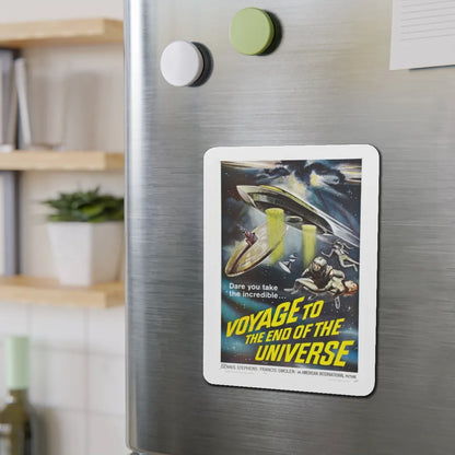 VOYAGE TO THE END OF THE UNIVERSE (ICARUS XB 1 IKARIA XB 1) 1963 Movie Poster - Refrigerator Magnet - The Sticker Space