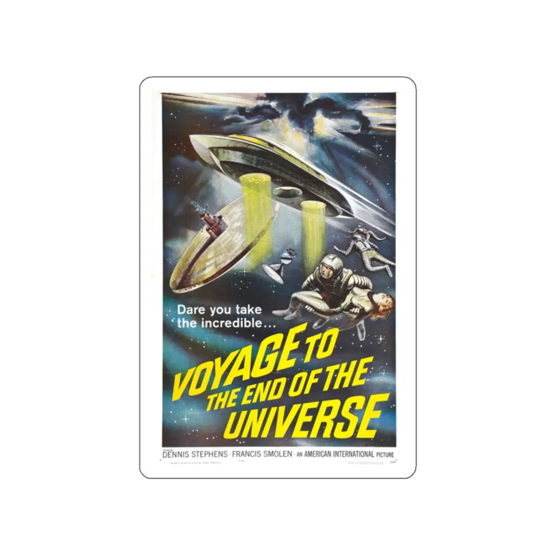 VOYAGE TO THE END OF THE UNIVERSE (ICARUS XB 1 IKARIA XB 1) 1963 Movie Poster STICKER Vinyl Die-Cut Decal 2 Inch - The Sticker Space