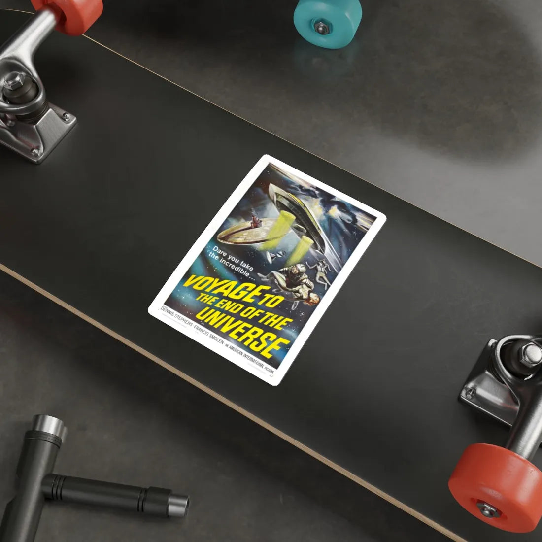 VOYAGE TO THE END OF THE UNIVERSE (ICARUS XB 1 IKARIA XB 1) 1963 Movie Poster STICKER Vinyl Die-Cut Decal - The Sticker Space