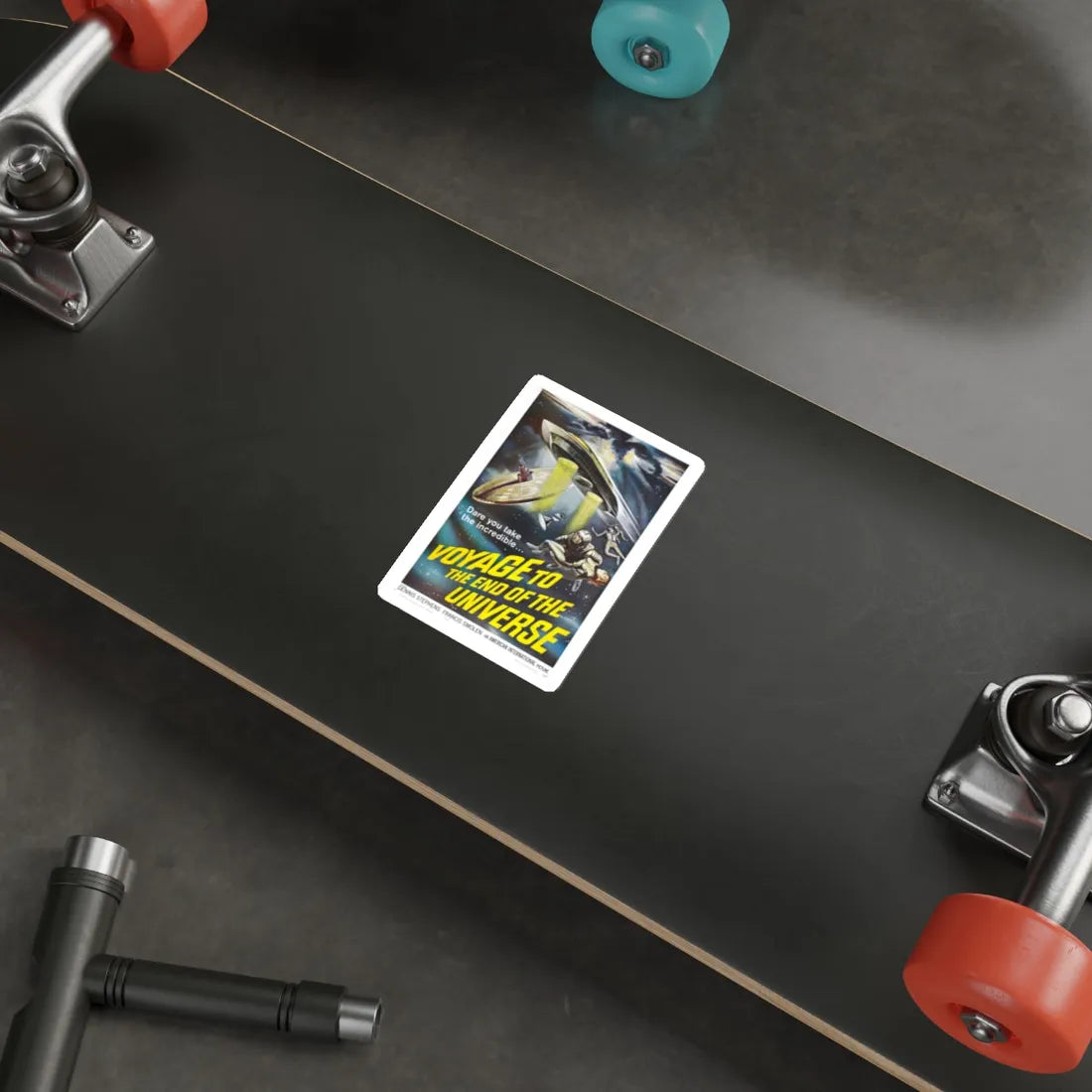 VOYAGE TO THE END OF THE UNIVERSE (ICARUS XB 1 IKARIA XB 1) 1963 Movie Poster STICKER Vinyl Die-Cut Decal - The Sticker Space