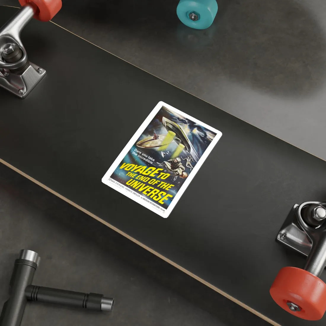 VOYAGE TO THE END OF THE UNIVERSE (ICARUS XB 1 IKARIA XB 1) 1963 Movie Poster STICKER Vinyl Die-Cut Decal - The Sticker Space