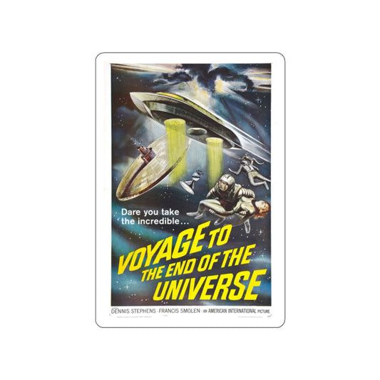 VOYAGE TO THE END OF THE UNIVERSE (ICARUS XB 1 IKARIA XB 1) 1963 Movie Poster STICKER Vinyl Die-Cut Decal-White-The Sticker Space