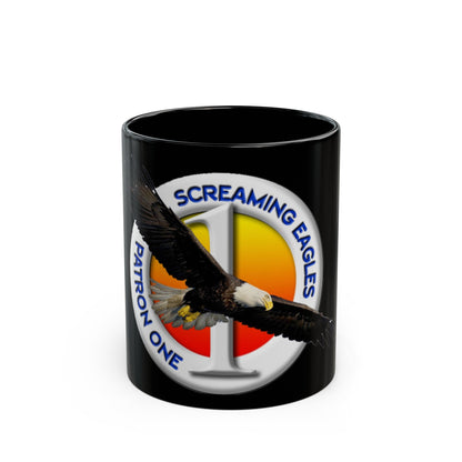 VP 1 Screaming Eagles (U.S. Navy) Black Coffee Mug-11oz-The Sticker Space