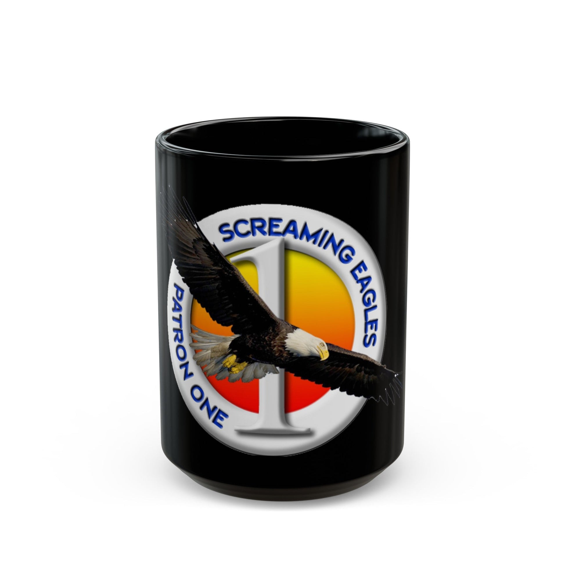 VP 1 Screaming Eagles (U.S. Navy) Black Coffee Mug-15oz-The Sticker Space