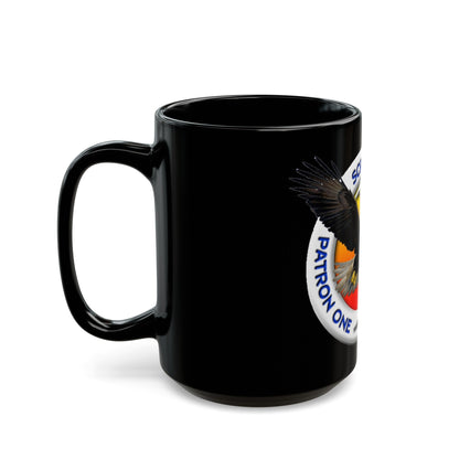 VP 1 Screaming Eagles (U.S. Navy) Black Coffee Mug-The Sticker Space