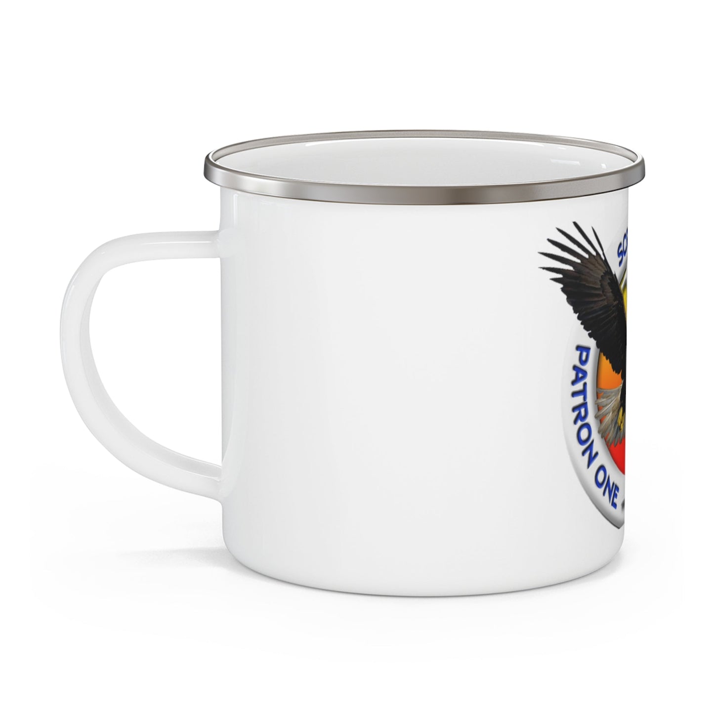 VP 1 Screaming Eagles (U.S. Navy) Enamel Mug 12oz-12oz-The Sticker Space