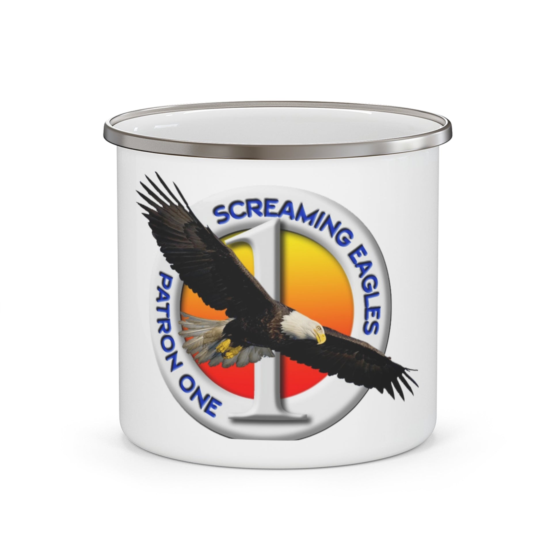 VP 1 Screaming Eagles (U.S. Navy) Enamel Mug 12oz-12oz-The Sticker Space