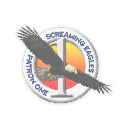 VP 1 Screaming Eagles (U.S. Navy) STICKER Vinyl Kiss-Cut Decal 6 Inch Transparent - The Sticker Space
