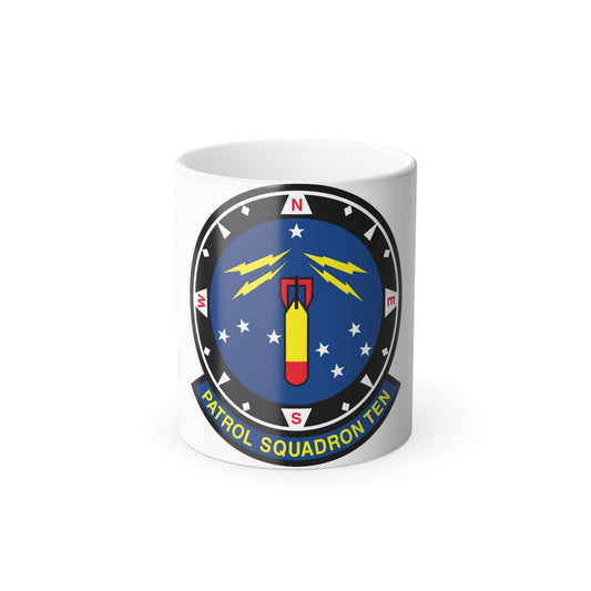 VP 10 Patrol Squadron Ten (U.S. Navy) Color Changing Mug 11oz-11oz-The Sticker Space
