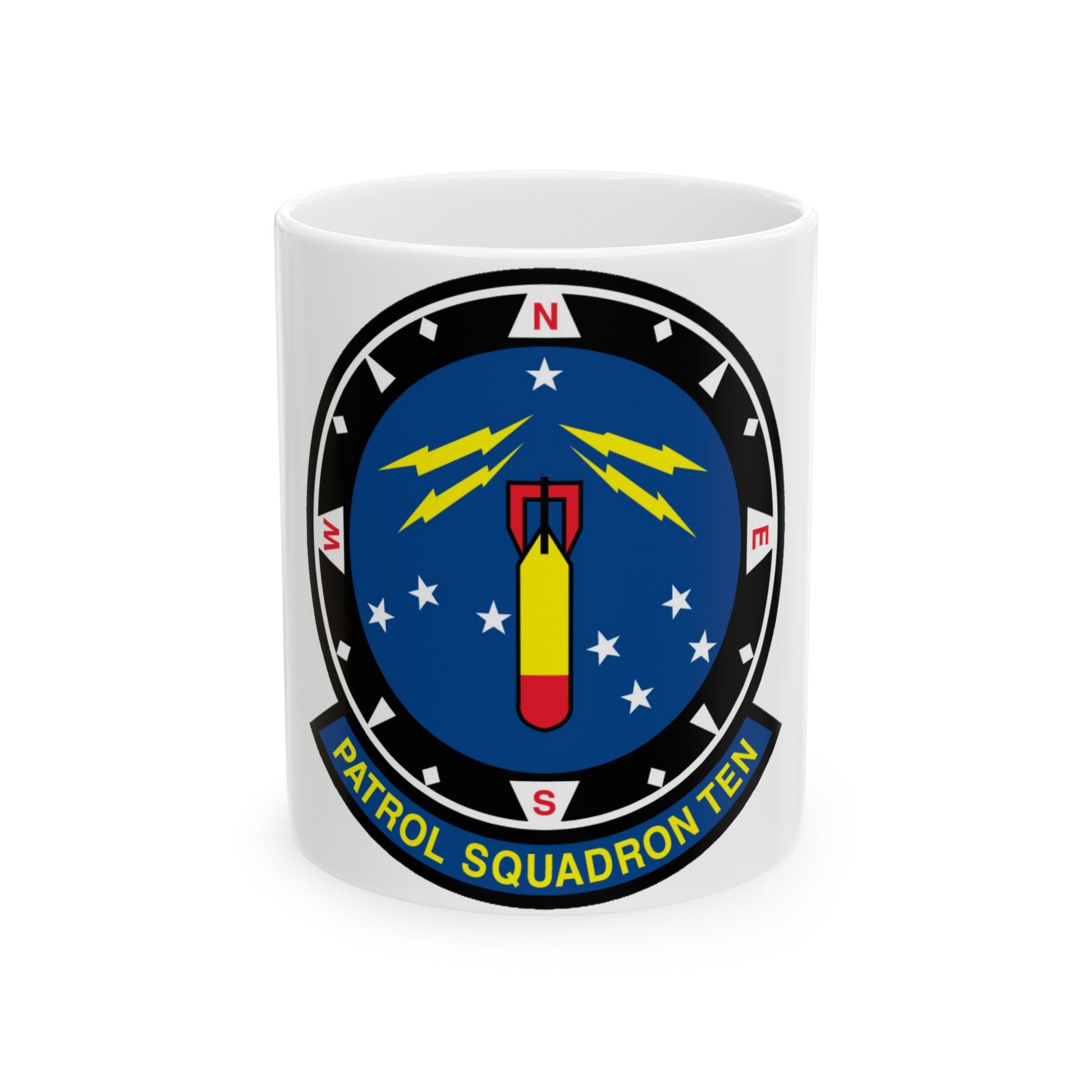 VP 10 Patrol Squadron Ten (U.S. Navy) White Coffee Mug-11oz-The Sticker Space