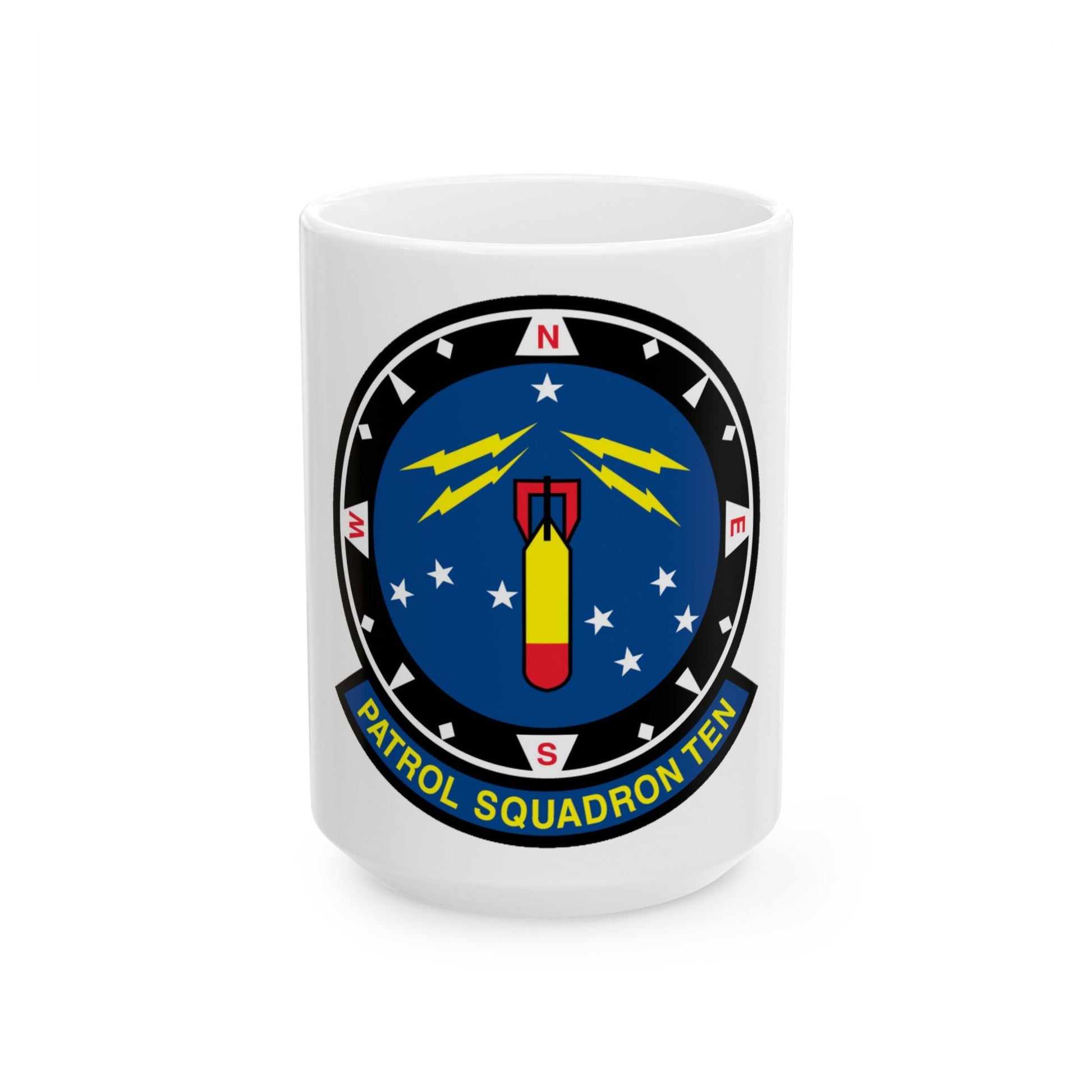 VP 10 Patrol Squadron Ten (U.S. Navy) White Coffee Mug-15oz-The Sticker Space