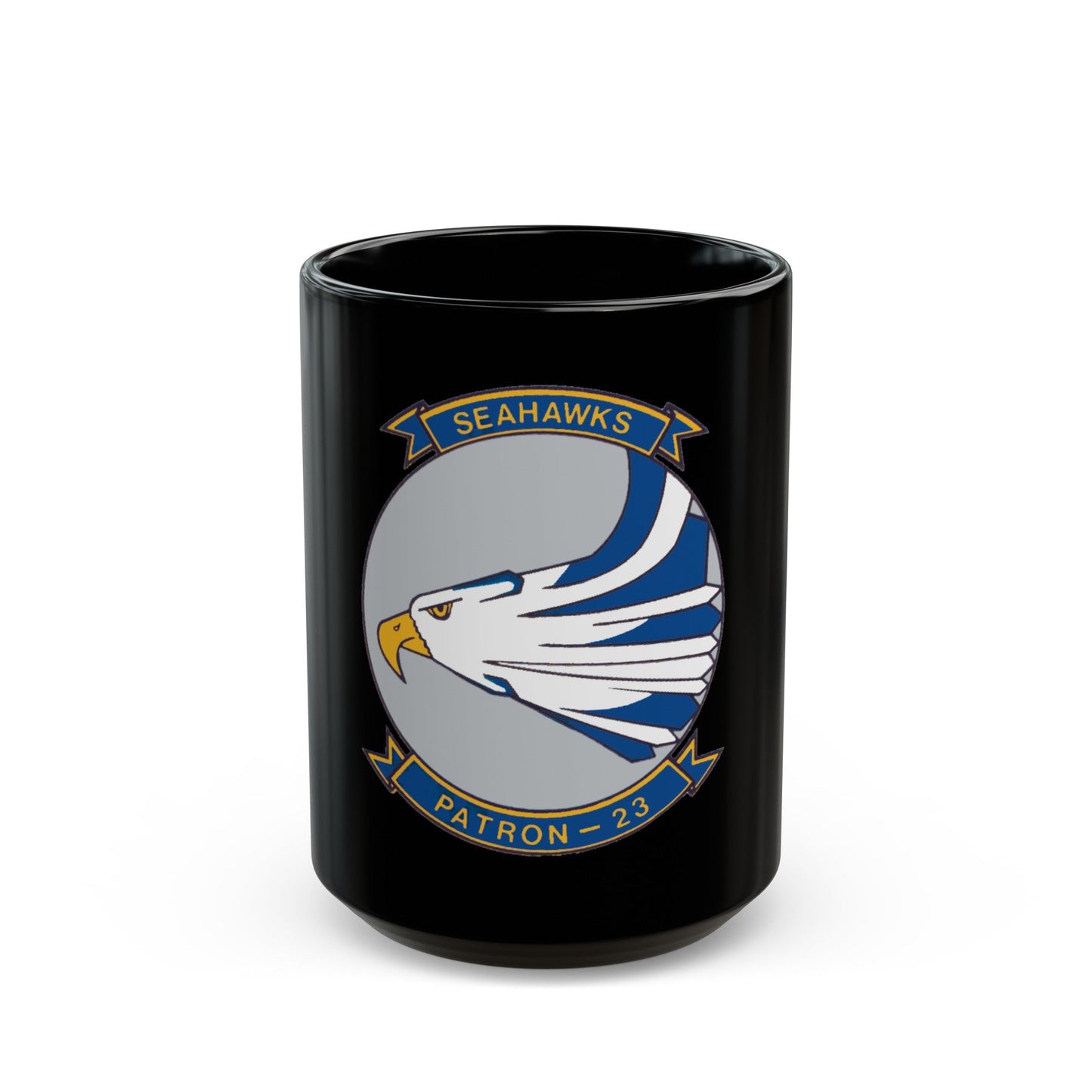 VP 23 Seahawks (U.S. Navy) Black Coffee Mug-15oz-The Sticker Space