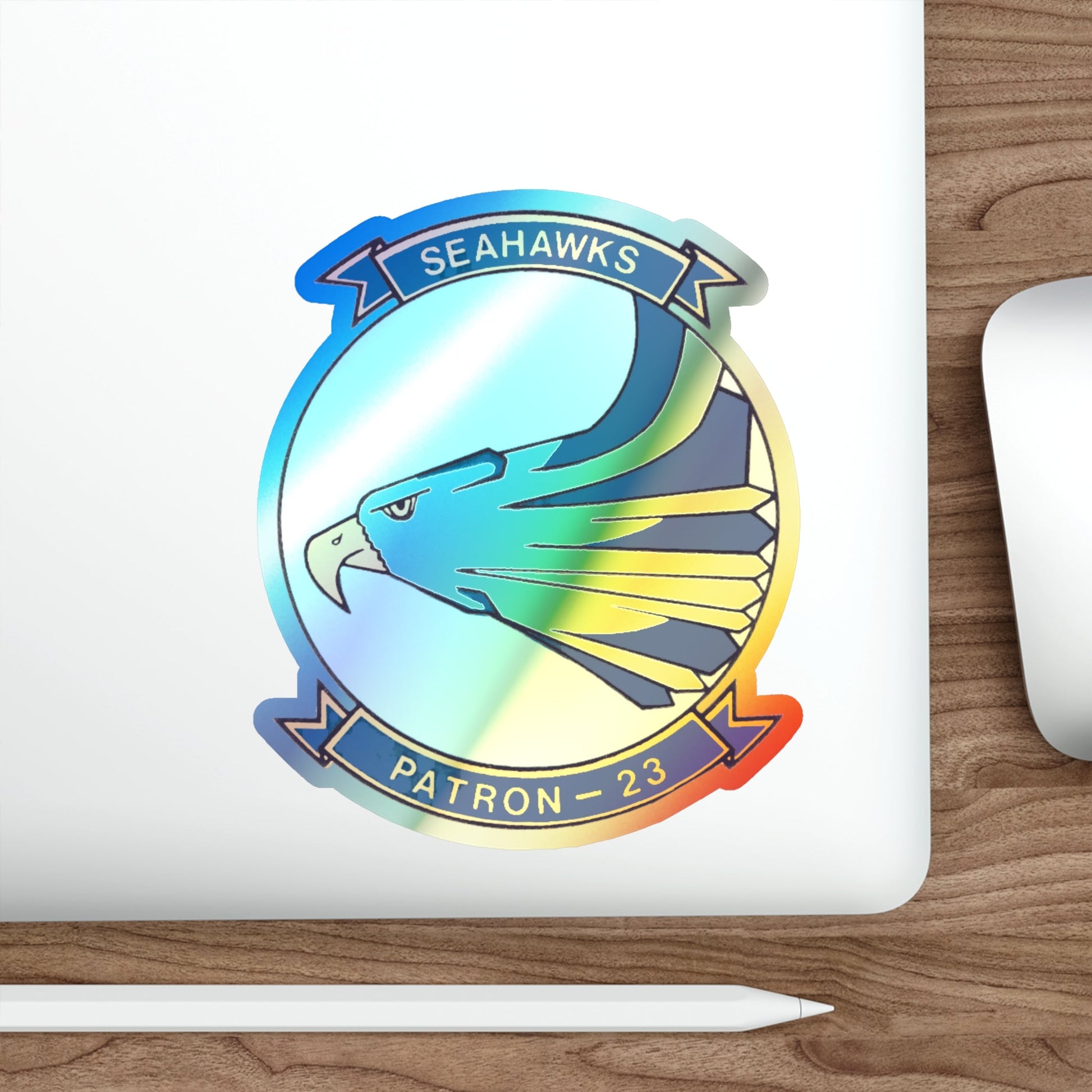 VP 23 Seahawks (U.S. Navy) Holographic STICKER Die-Cut Vinyl Decal-The Sticker Space