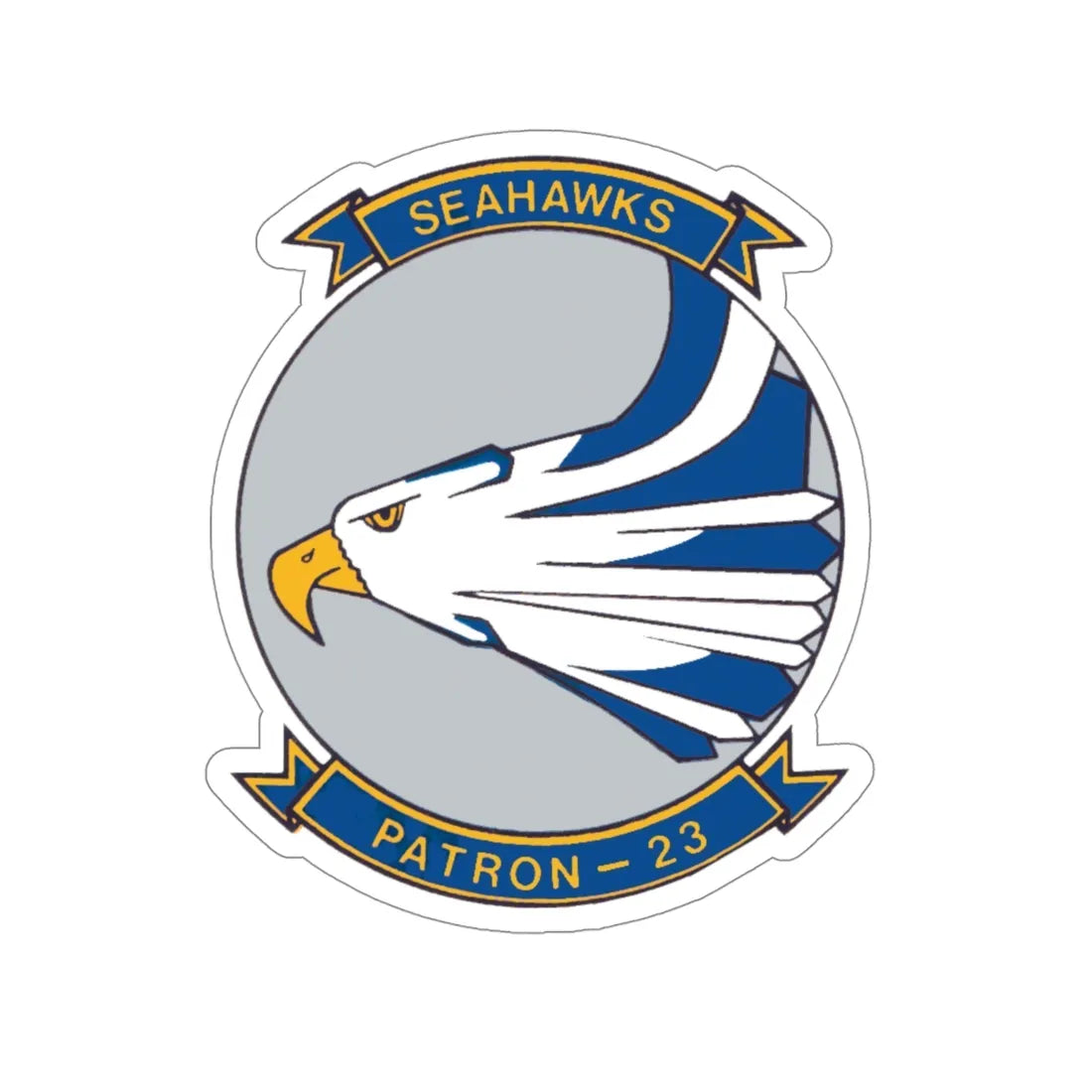 VP 23 Seahawks (U.S. Navy) STICKER Vinyl Die-Cut Decal 4 Inch - The Sticker Space