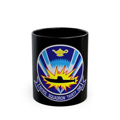 VP 31 Black Lightnings or Genies (U.S. Navy) Black Coffee Mug-11oz-The Sticker Space
