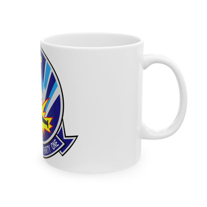 VP 31 Black Lightnings or Genies (U.S. Navy) White Coffee Mug-The Sticker Space