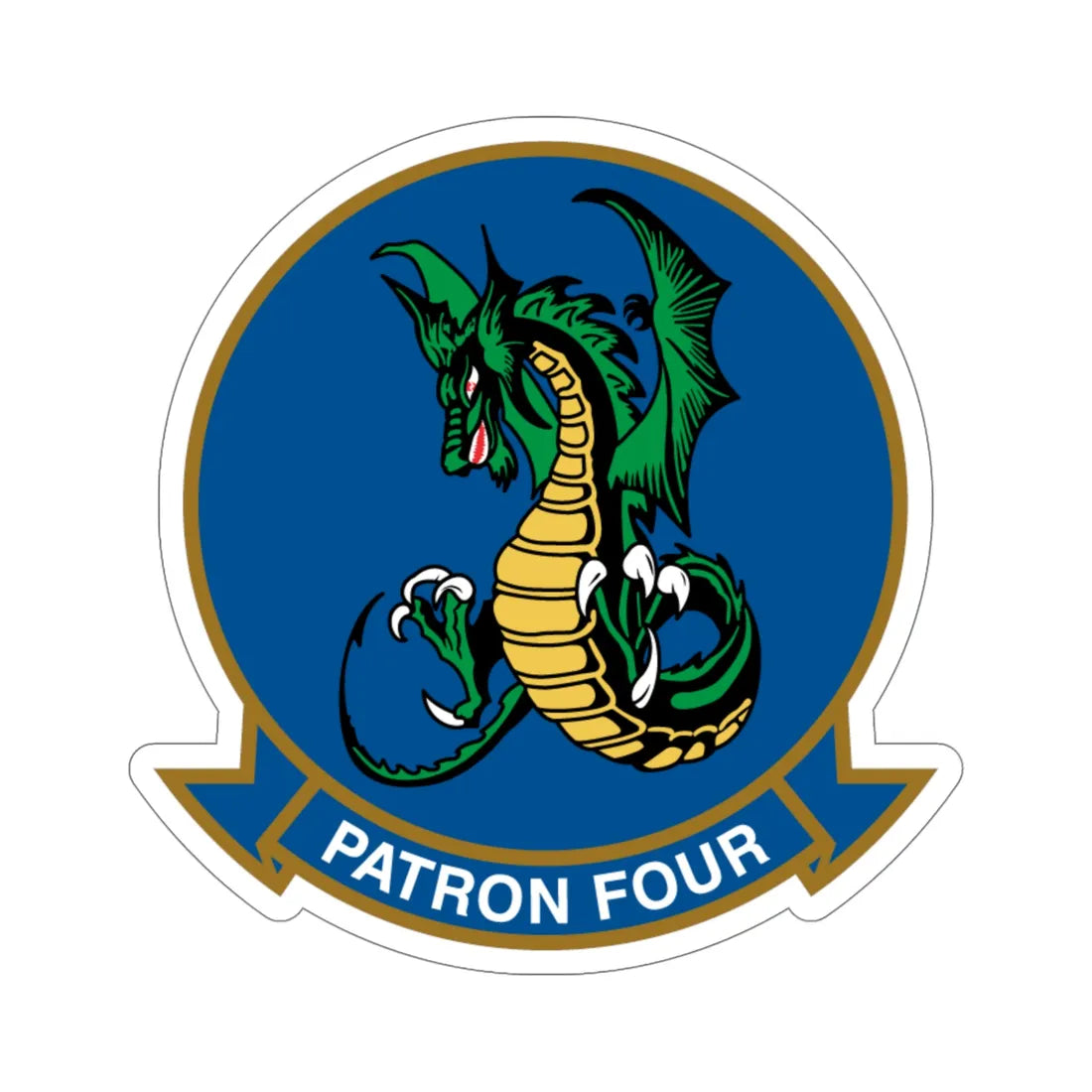 VP 4 Skinny Dragons (U.S. Navy) STICKER Vinyl Die-Cut Decal 6 Inch - The Sticker Space
